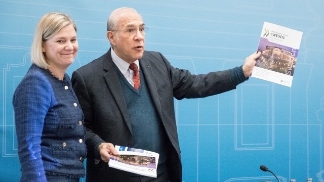 OECD förutspår minskad tillväxt i Sverige