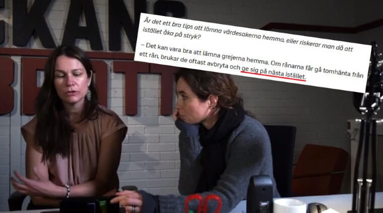 Här är polisens bisarra råd: lämna värdesakerna hemma – då ger sig förövarna på nästa offer