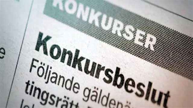 Antalet konkurser fortsätter att öka