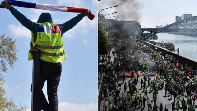 Gula västarna: Macron använder Notre Dame för att vinna opinion