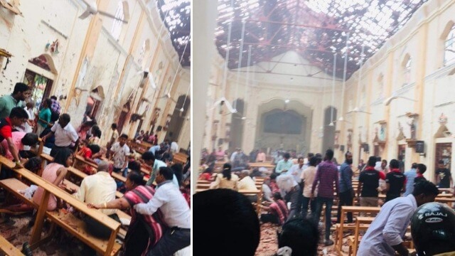 Självmordsbombare slaktade påskdagsfirare i flera kyrkor – minst 207 döda och 450 skadade