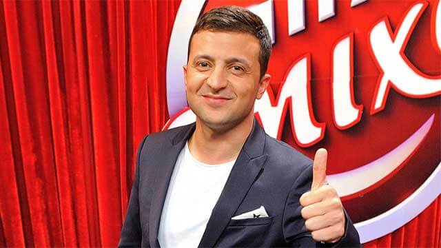 TV-skådis vann storseger i ukrainska presidentvalet