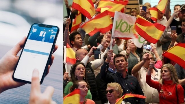 Facebook massblockerar konservativa inför spanska valet