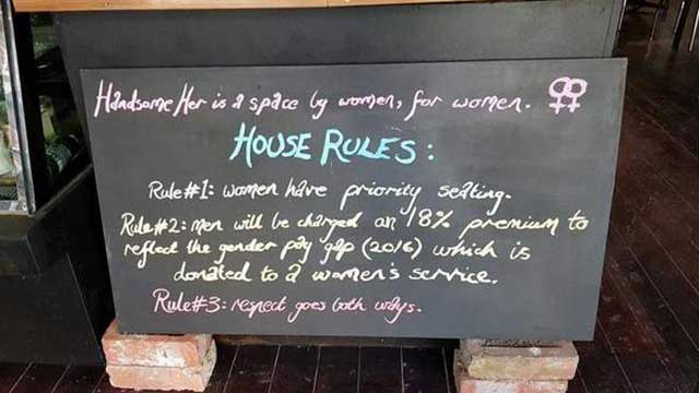 Kafé med straffavgift för män stängs för gott – gick inte runt ekonomiskt