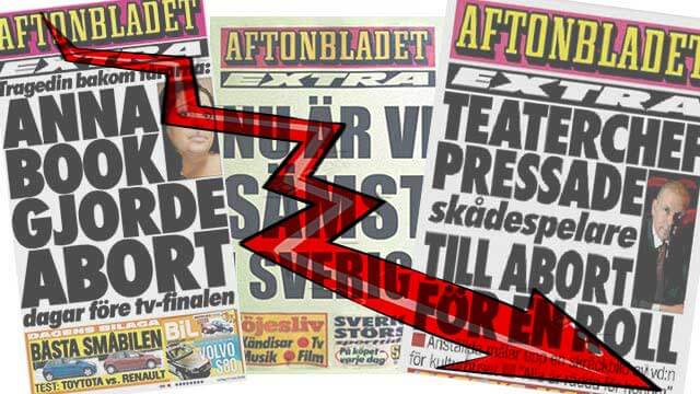 Fortsatt kraftigt ras för tidningarnas annonsintäkter