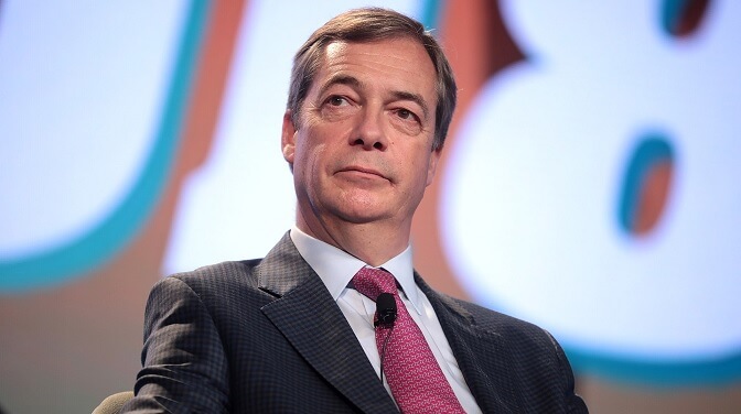 Nigel Farages nya parti störst i mätning inför EU-valet