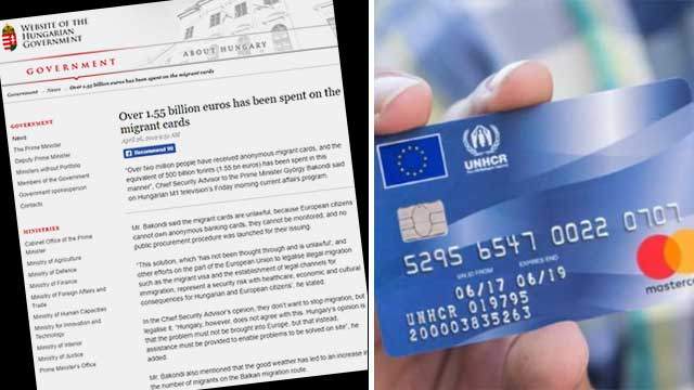 Miljarder har spenderats på anonyma betalkort till miljontals migranter