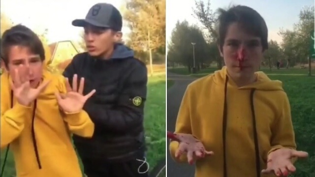 VIDEO: Brutal misshandel fångad på mobil blev viral