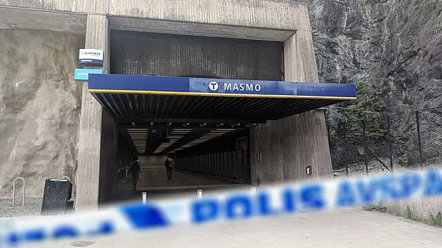 En person skadad vid gängskjutning i Stockholms södra förorter