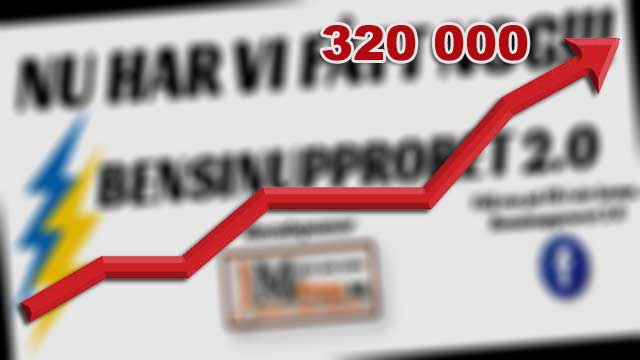 Bensinupproret nu Sveriges största Facebookgrupp