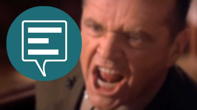 You can’t handle the truth