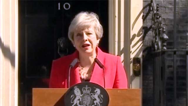 Theresa May avgår
