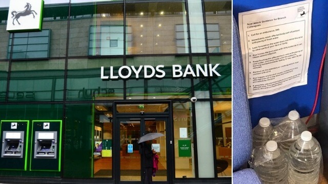 Brittisk bank inför säkerhetsrutiner vid syraattacker