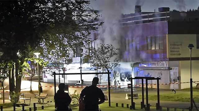 Gäng löpte amok i ’utsatt område’ i Borås – krossade fönster och satte byggnader i brand