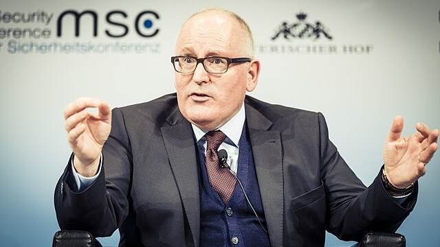 Frans Timmermans väntas bli EU-kommissionens ordförande