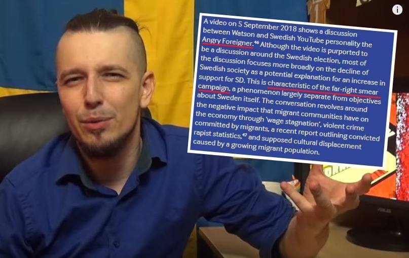 Youtube-profilen En Arg Blatte rasar över MSB: Vi rör oss ”åt ett väldigt brunt håll”