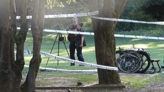 Man misshandlad till döds på öppen gata