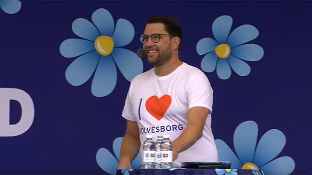 Jimmie Åkesson talade i Almedalen