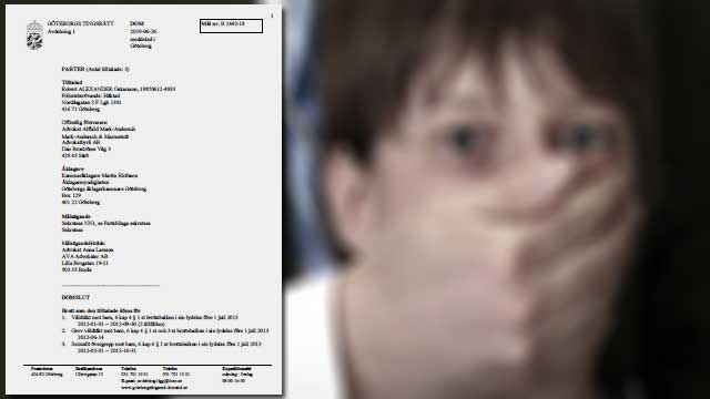 Tre män i Göteborg döms för homosexuella våldtäkter mot barn