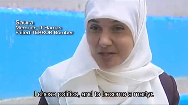 Palestinska kvinnor vill dö som martyrer för Allah