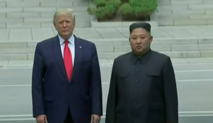Trumps tweet ledde till historiskt möte i Nordkorea