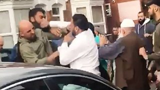 Våldsam släktfejd ute på öppen gata – omkring 30 personer slogs