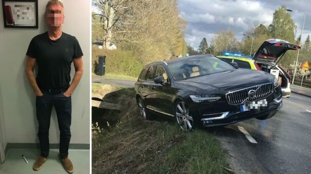 Rattfull polischef körde i diket – riktade pistol mot utryckande kollega