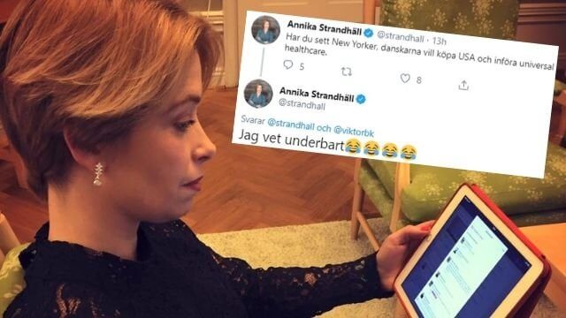 Minister Strandhäll anklagas återigen för att driva trollkonto