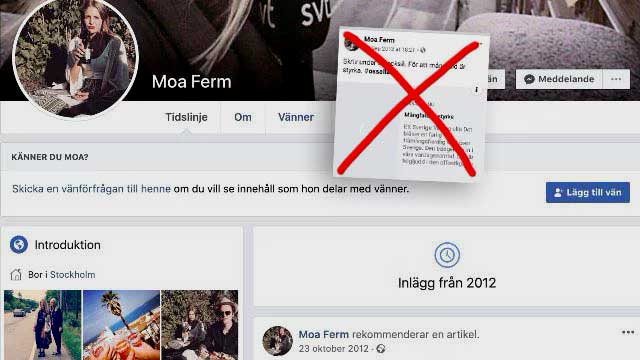 Efter Samhällsnytts avslöjande: SVT-journalist censurerar sina Facebook-inlägg