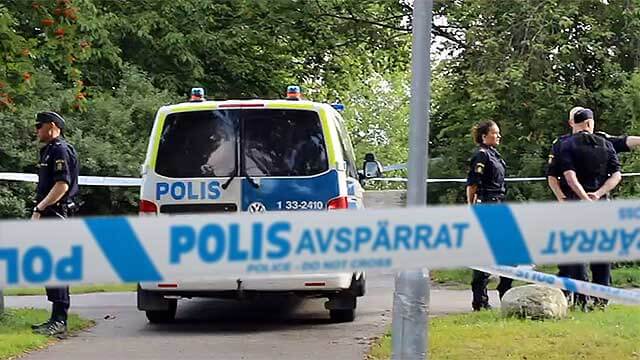 Gängmord i Stockholmsförort inatt