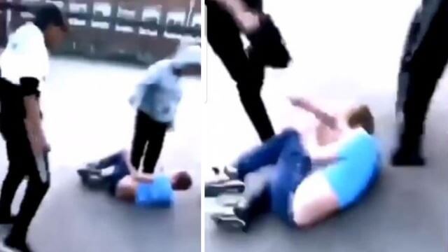 VIDEO: Invandrargäng sparkar och slår svensk pojke brutalt i Skövde