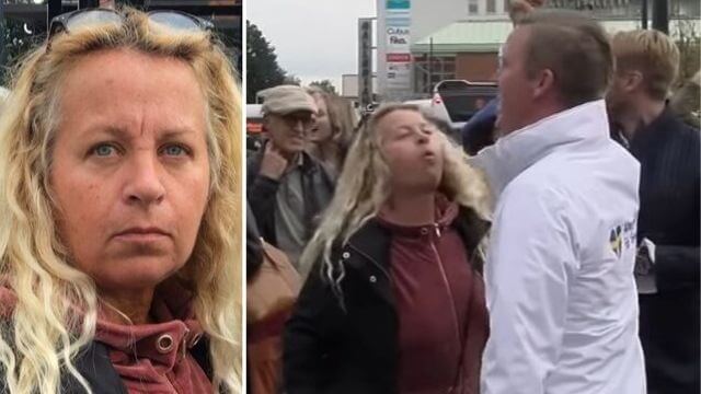 Vänsterextremist döms för spottattack mot riksdagsledamot