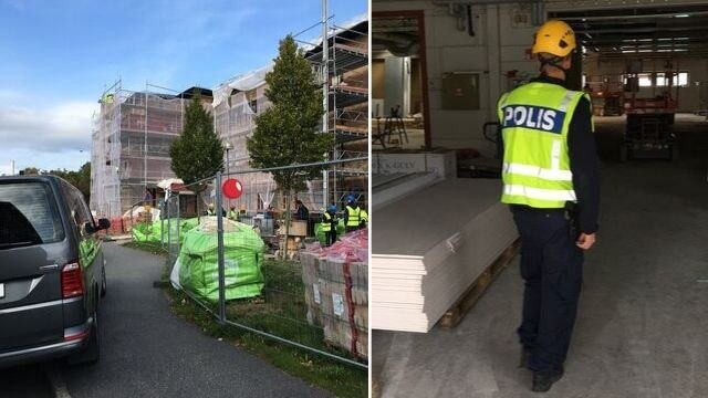 Gränspolisen slog till mot byggarbetsplats – fler än hälften var illegala