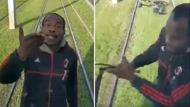 VIDEO: Migrant terroriserade spårvagnstrafik – gick sedan till attack