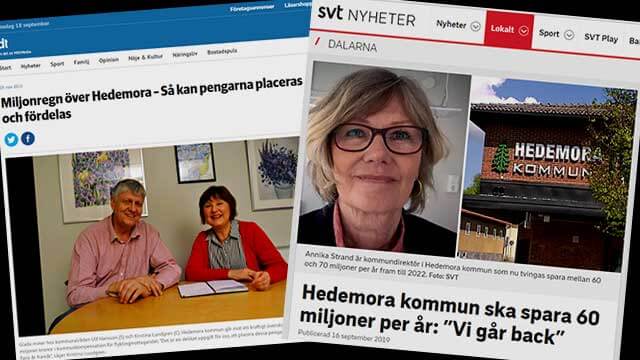 ”Miljonregn över Hedemora” blev förlust på 60 miljoner när statens invandringsbidrag togs bort