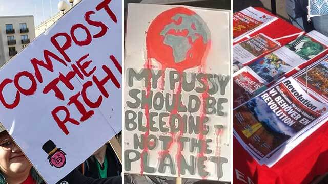 BILDEXTRA: ”Gör kompost av de rika” – klimatstrejken gick på Stockholms gator