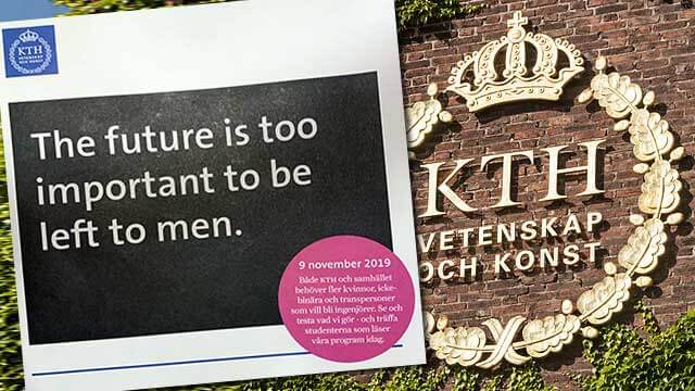 Kritik mot KTH-kampanj: lockar kvinnor, ickebinära och transpersoner med mansförakt