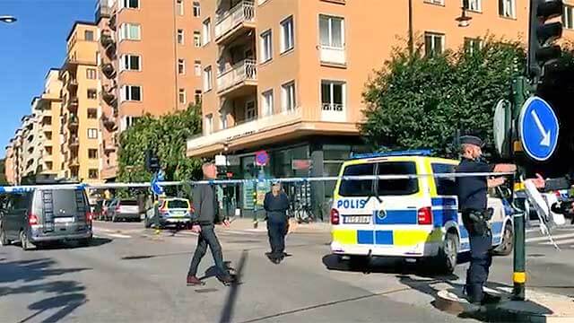 Man skjuten i centrala Stockholm