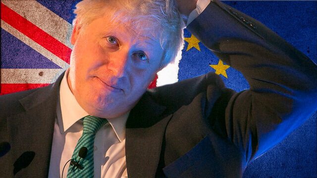 Motvilligt begär premiärminister Johnson uppskov för Brexit