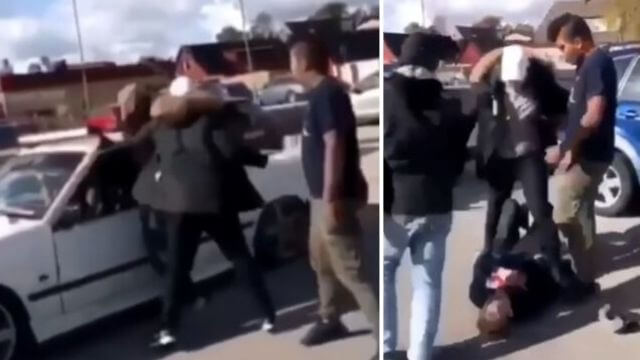 VIDEO: Gäng misshandlar pojke brutalt i Skåne – sparkas i ansiktet när han ligger ned