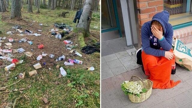 BILDEXTRA: Så här ser naturen ut efter tiggarläger i Lidköping