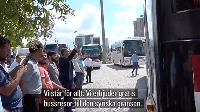 Turkisk kommun ger gratis hemresa till syrier