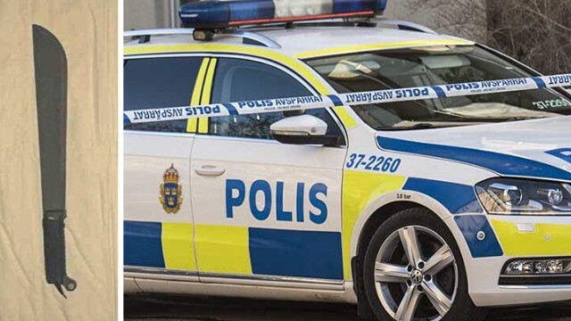 Två överfall vid pendeltågsstationer – maskerade gärningsmän bar machete