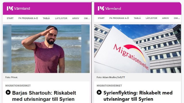 ”Flykting” semestrar glatt i hemlandet – SR tar bort bild i efterhand