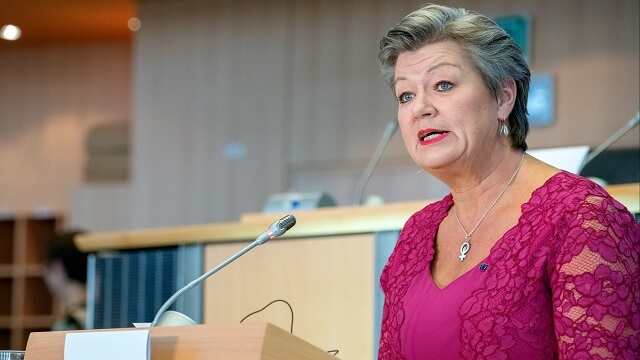 Ylva Johansson godkänd som EU-kommissionär