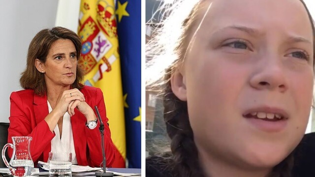 Spaniens regering erbjuder Klimat-Greta hjälp med resan tillbaka från USA