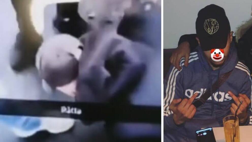 VIDEO: Pojke omringas och tvingas kyssa gängets skor