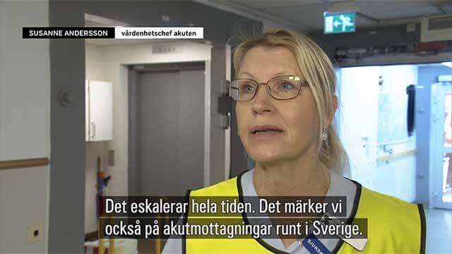 Hot och våld från gängkriminella nu vardag på landets akutmottagningar