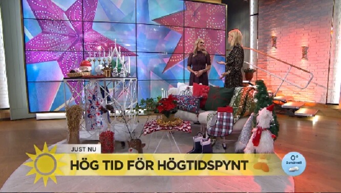 Förvirring när julpynt blev ’högtidspynt’ i TV4