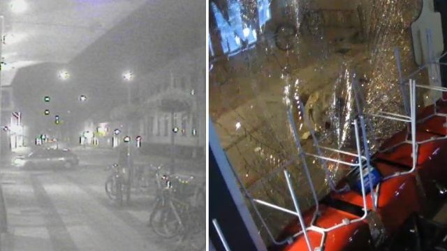 VIDEO: Bombdådet i Lund – kvinna slungas i marken